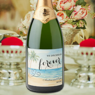 Etiquetas Para Vinos Espumosos Elegimos Forever Elegant Wedding