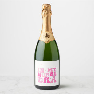 Etiquetas Para Vinos Espumosos En mi época de enfermeras, regalo divertido de enf