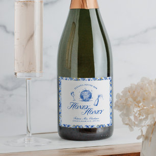 Etiquetas Para Vinos Espumosos Encontró Su Bachelorrea De Miel Azul