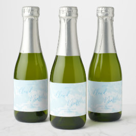 Etiquetas Para Vinos Espumosos Estamos en el Nueve de Nube Baby Shower