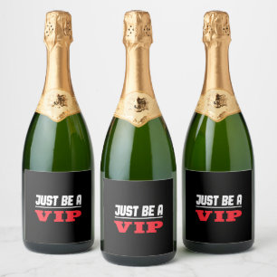 Etiquetas Para Vinos Espumosos Estrella del Prominente - Solo sé un VIP
