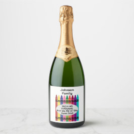 Etiquetas Para Vinos Espumosos Family Reunion Sparkling Wine Label