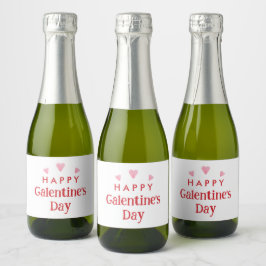 Etiquetas Para Vinos Espumosos Feliz Día de Galentine