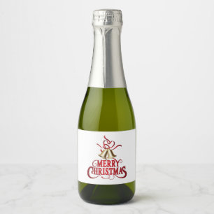 Etiquetas Para Vinos Espumosos Feliz Navidad