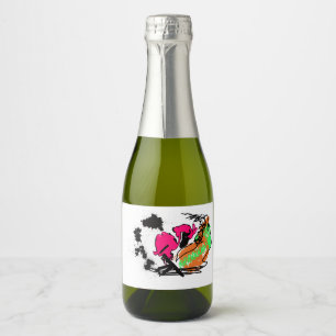 Etiquetas Para Vinos Espumosos Flamenco rosa WILDONE