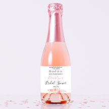 Floral Script bienvenida ducha de novia