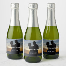 Foto de Novia y Groom Elegante Boda de recién casa