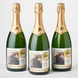 Etiquetas Para Vinos Espumosos Foto personalizado Botella de vino esparkling pers