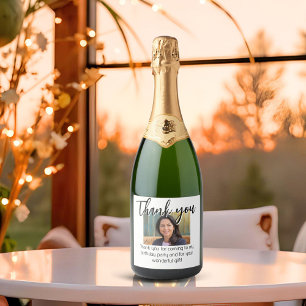 Etiquetas Para Vinos Espumosos Fotos simples y modernas Cumpleaños Gracias