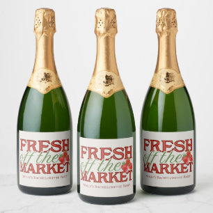Etiquetas Para Vinos Espumosos Fresca del Mercado Despedida de Soltera