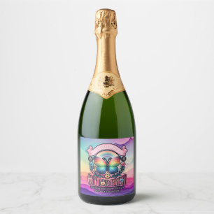 Etiquetas Para Vinos Espumosos Fuera y orgulloso Fiesta del Orgullo Gay