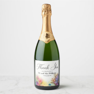 Etiquetas Para Vinos Espumosos Gracias Boda