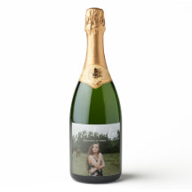 Graduado Personalizado fotográfico de champagne