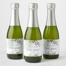 Greenery botánica moderna hoja dorada Bridal Showe