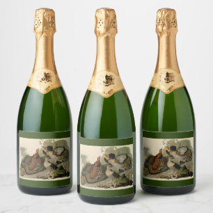 Etiquetas Para Vinos Espumosos Grueso espumoso - de los pájaros de los Estados Un
