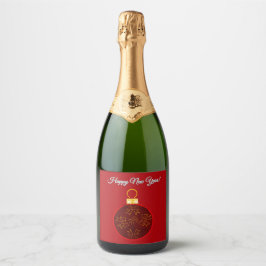 Etiquetas Para Vinos Espumosos Happy New Year Sparkling Wine Bottle Labels (6)