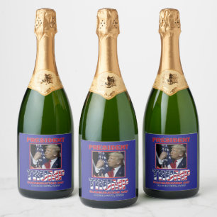 Etiquetas Para Vinos Espumosos Inauguración de Donald Trump 2025