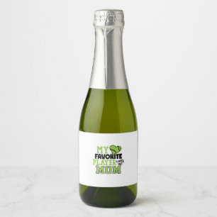 Etiquetas Para Vinos Espumosos Jugador de Tenis   Mi Jugador Favorito Me Llama Ma