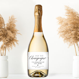 Etiquetas Para Vinos Espumosos La caligrafía elegante del champán