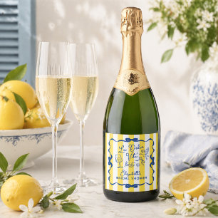 Etiquetas Para Vinos Espumosos La Dolce Vita Caprichosa Despedida de Soltera Ital