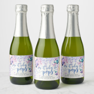 Etiquetas Para Vinos Espumosos La mariposa se pega cuando ella saca una minichamp