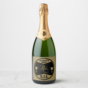 Etiquetas Para Vinos Espumosos La mejor cuñada del mundo