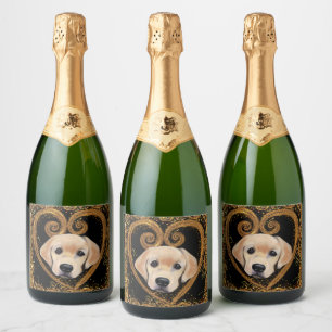Etiquetas Para Vinos Espumosos Labrador Retriever