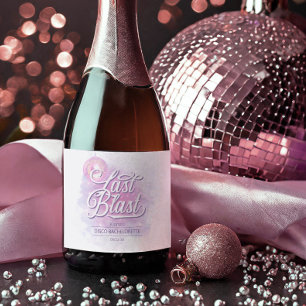 Etiquetas Para Vinos Espumosos Last Blast Disco Bachelorette ID928