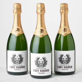 Etiquetas Para Vinos Espumosos last rodeo bachelorette party black and white 