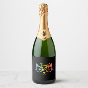 Etiquetas Para Vinos Espumosos Lgbt de gato para bicicletas