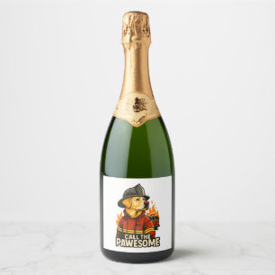 Etiquetas Para Vinos Espumosos Llame al asombroso humor Mascota