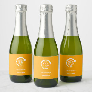Etiquetas Para Vinos Espumosos Logotipo comercial moderno de la empresa Oro ret