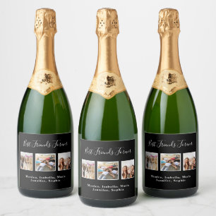 Etiquetas Para Vinos Espumosos Los mejores amigos nombres de fotos negras diverti