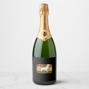 Etiquetas Para Vinos Espumosos Mejor Mamá Perro Retriever Dorado Vintage Mamá Per