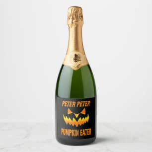 Etiquetas Para Vinos Espumosos Mens Peter Peter Pumpkin Come Parejas Halloween