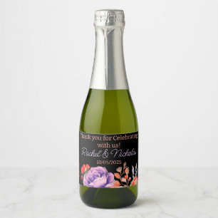 Etiquetas Para Vinos Espumosos Minibotellas de champán favorecen el chile persona
