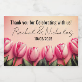 Etiquetas Para Vinos Espumosos Minibotellas de champán favorecen la personalizaci