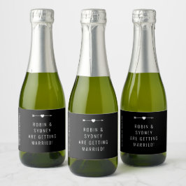 Etiquetas Para Vinos Espumosos Minimalista | Compromiso | Mini Sparkling Wine Lab