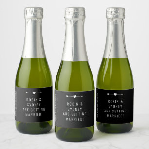 Etiquetas Para Vinos Espumosos Minimalista   Compromiso   Mini Sparkling Wine Lab