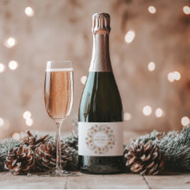 Etiquetas Para Vinos Espumosos Moda Floral Watercolor Bridal Shower