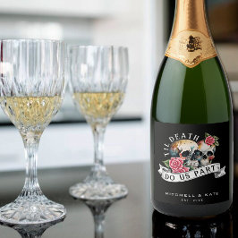 Etiquetas Para Vinos Espumosos Muerte hasta la muerte nos separan calaveras y Ros