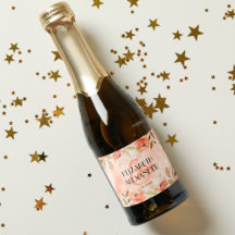 Naranja acuarela Boda floral Mini