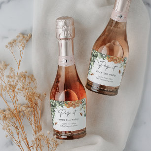 Etiquetas Para Vinos Espumosos Naranja Blossom Honey Bee Baby Shower