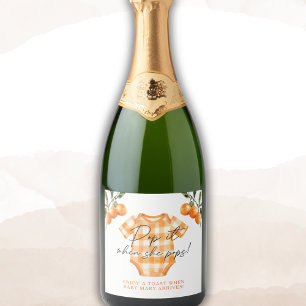 Etiquetas Para Vinos Espumosos Naranjas Veraniegos El Traje De Bodysuit Se Lo Pon