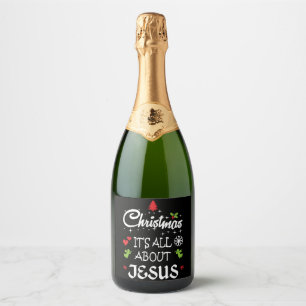 Etiquetas Para Vinos Espumosos Navidades cristianos - Todo se trata de la camiset