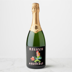 Etiquetas Para Vinos Espumosos Navidades de sirenas y divertidos pingüinos