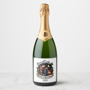 Etiquetas Para Vinos Espumosos Navidades del Club del Libro