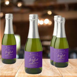 Etiquetas Para Vinos Espumosos Navidades es la temporada para ser alegre mini
