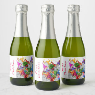 Etiquetas Para Vinos Espumosos Navidades Gnome Sparkling Wine Labs