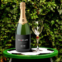 Nombre de graduación rojo blanco minimalista negro